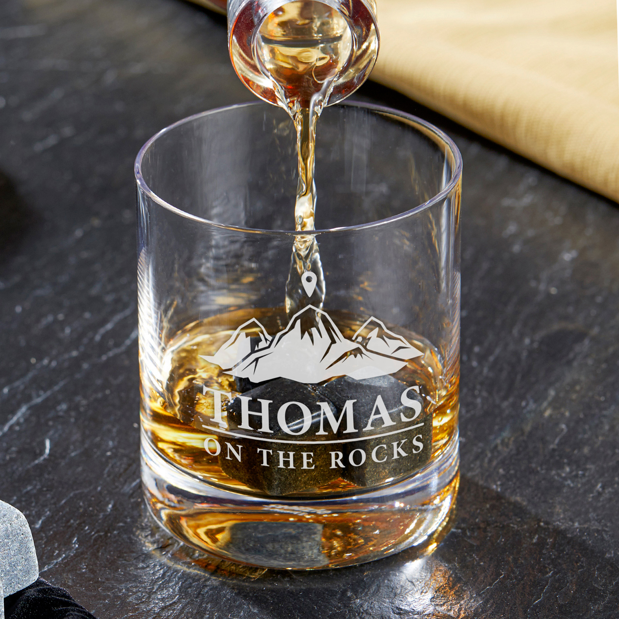 Personalisiertes Whiskyglas - On the Rocks 4022 - 6