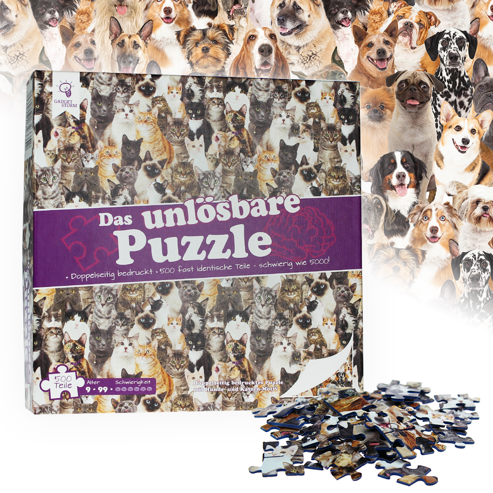 Das unlösbare Puzzle - Hunde und Katzen 2821