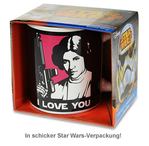 Star Wars Tasse - Han Solo und Leia 2321 - 2