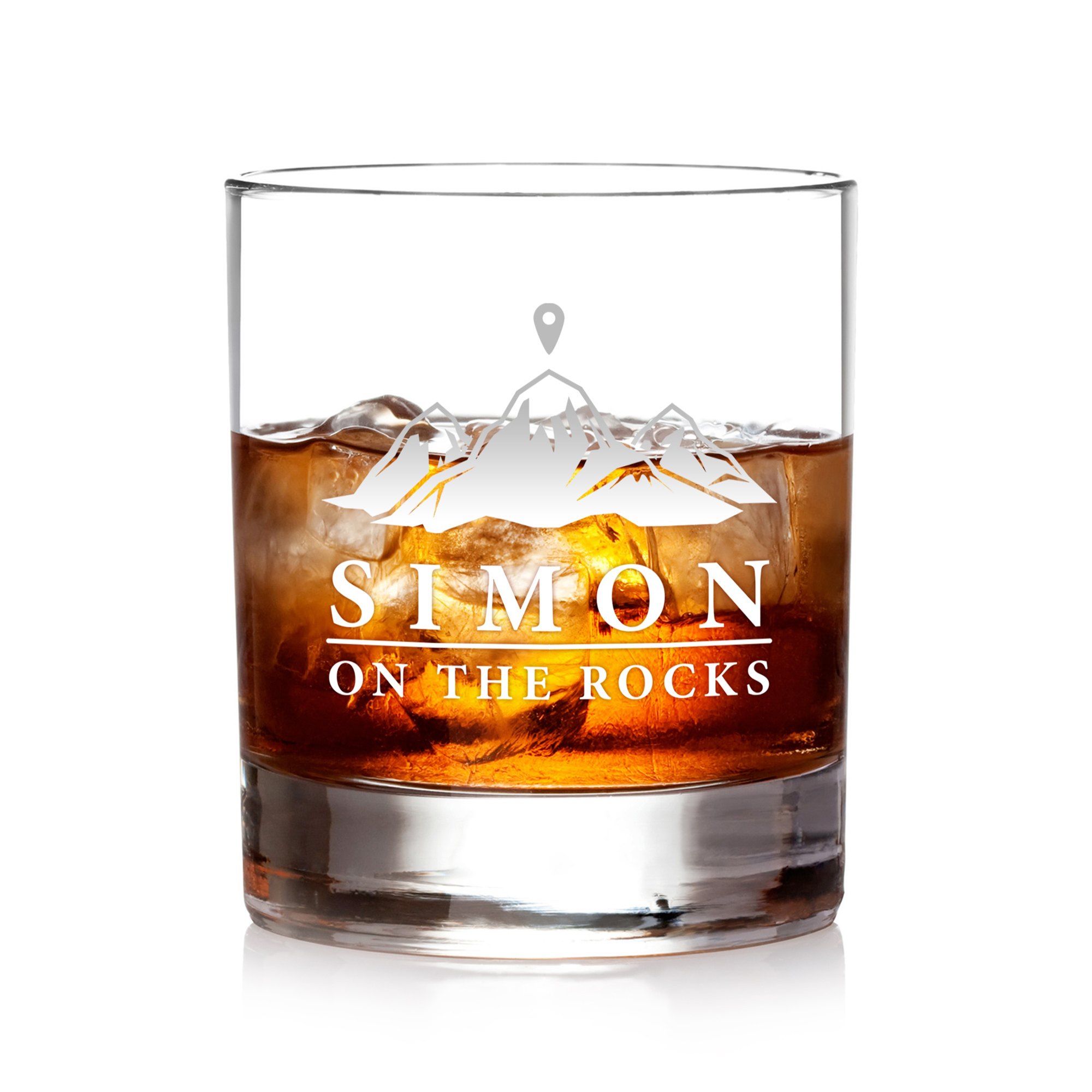Personalisiertes Whiskyglas - On the Rocks 4022 - 4