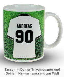 Fußball Tasse - Weltmeister 1665 - 2