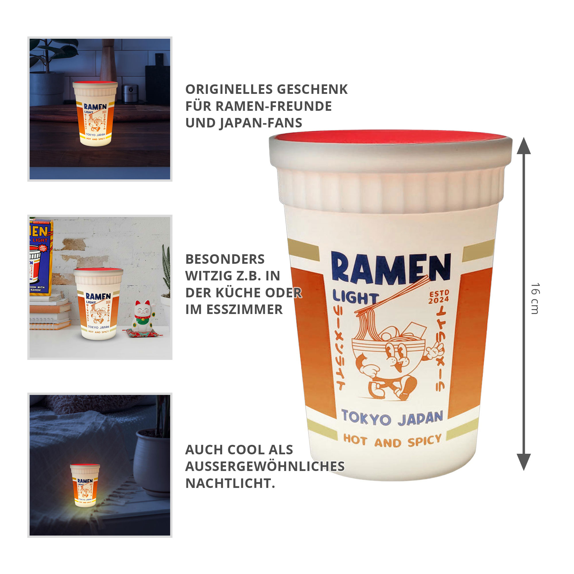 Ramen Noodle Cup Lampe