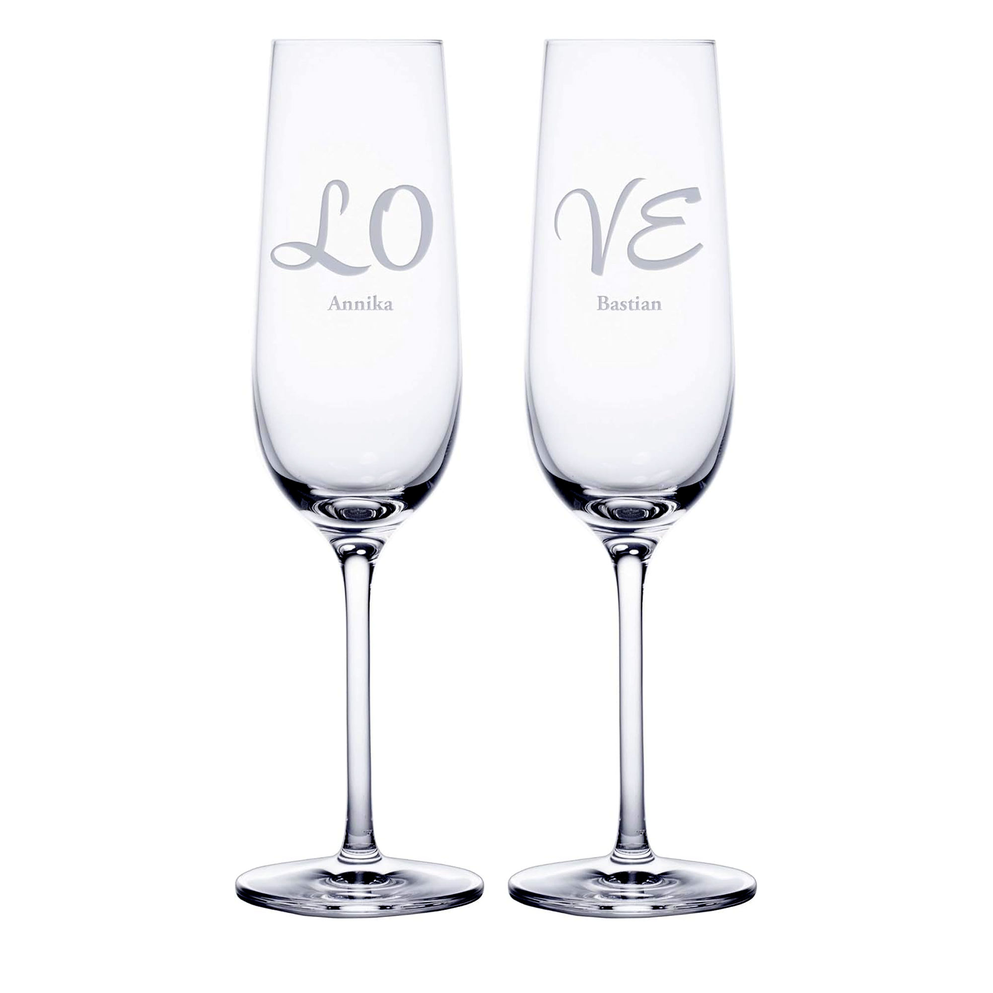 Sektgläser Love - 2er Set