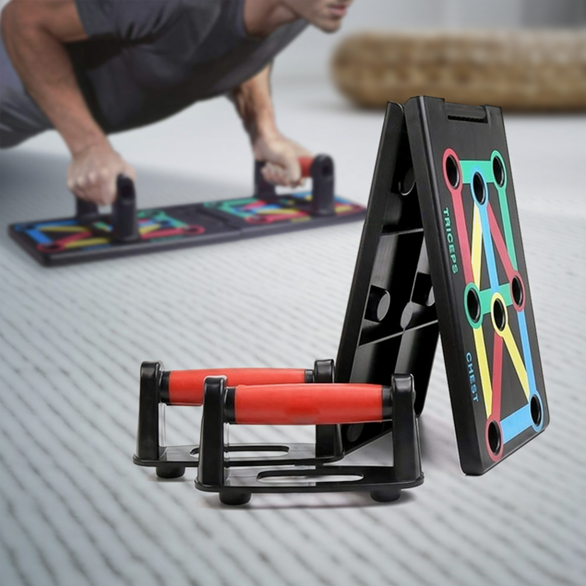 13in1 Push Up Board mit Liegestützgriffen 2164-MZ - 3