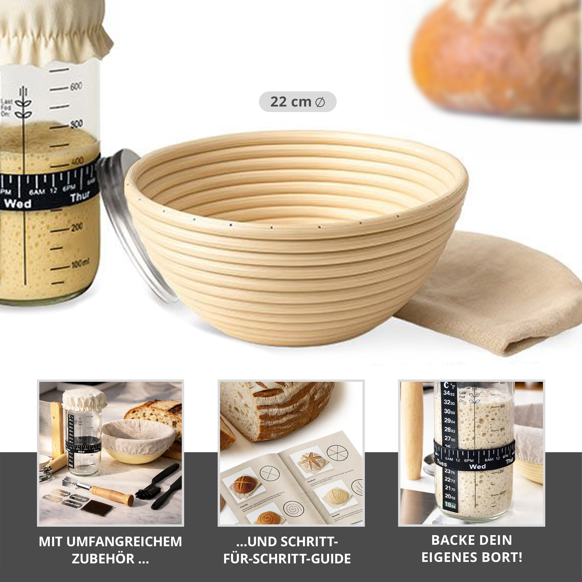 Sauerteig Brot backen - Starter Kit