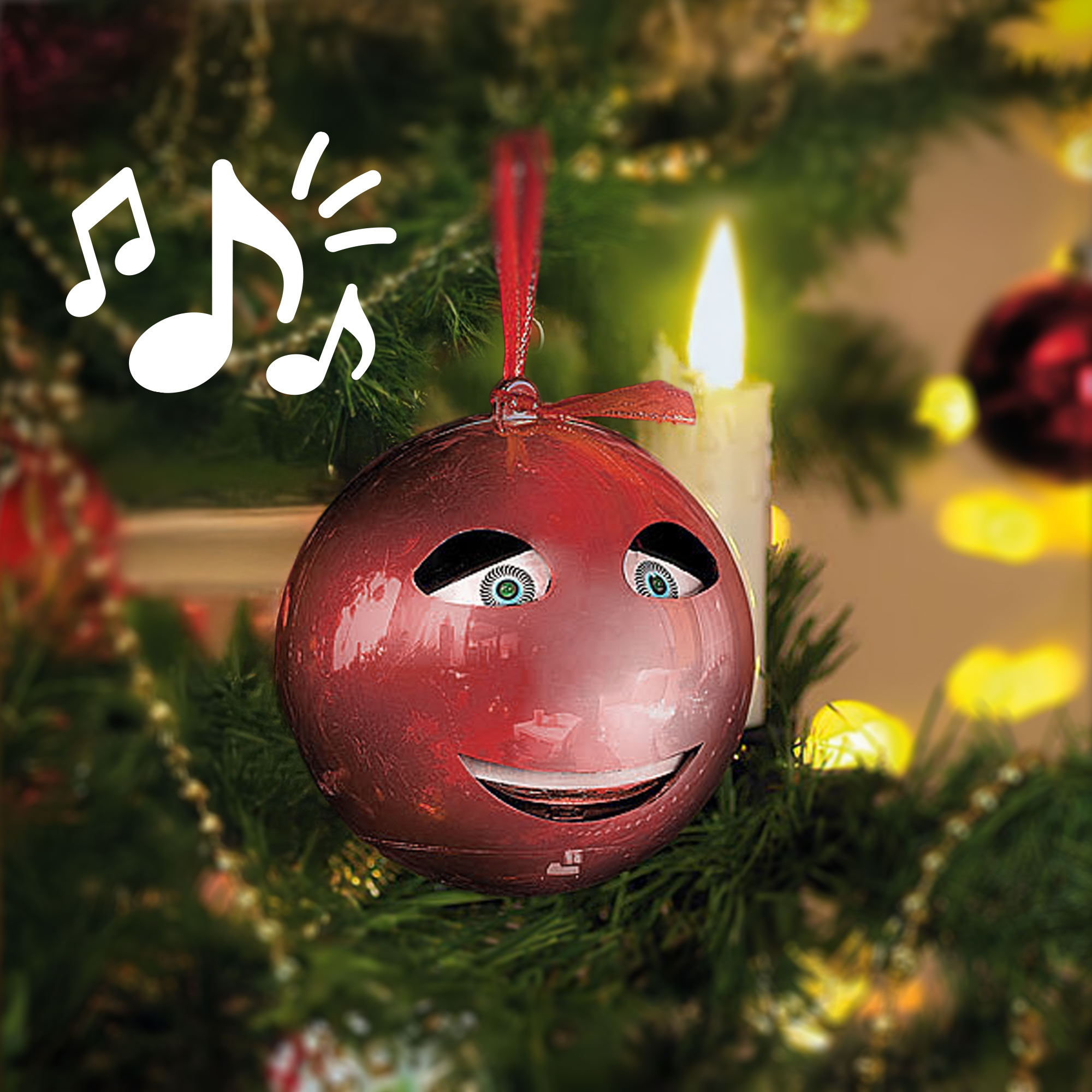 Singende Weihnachtskugel