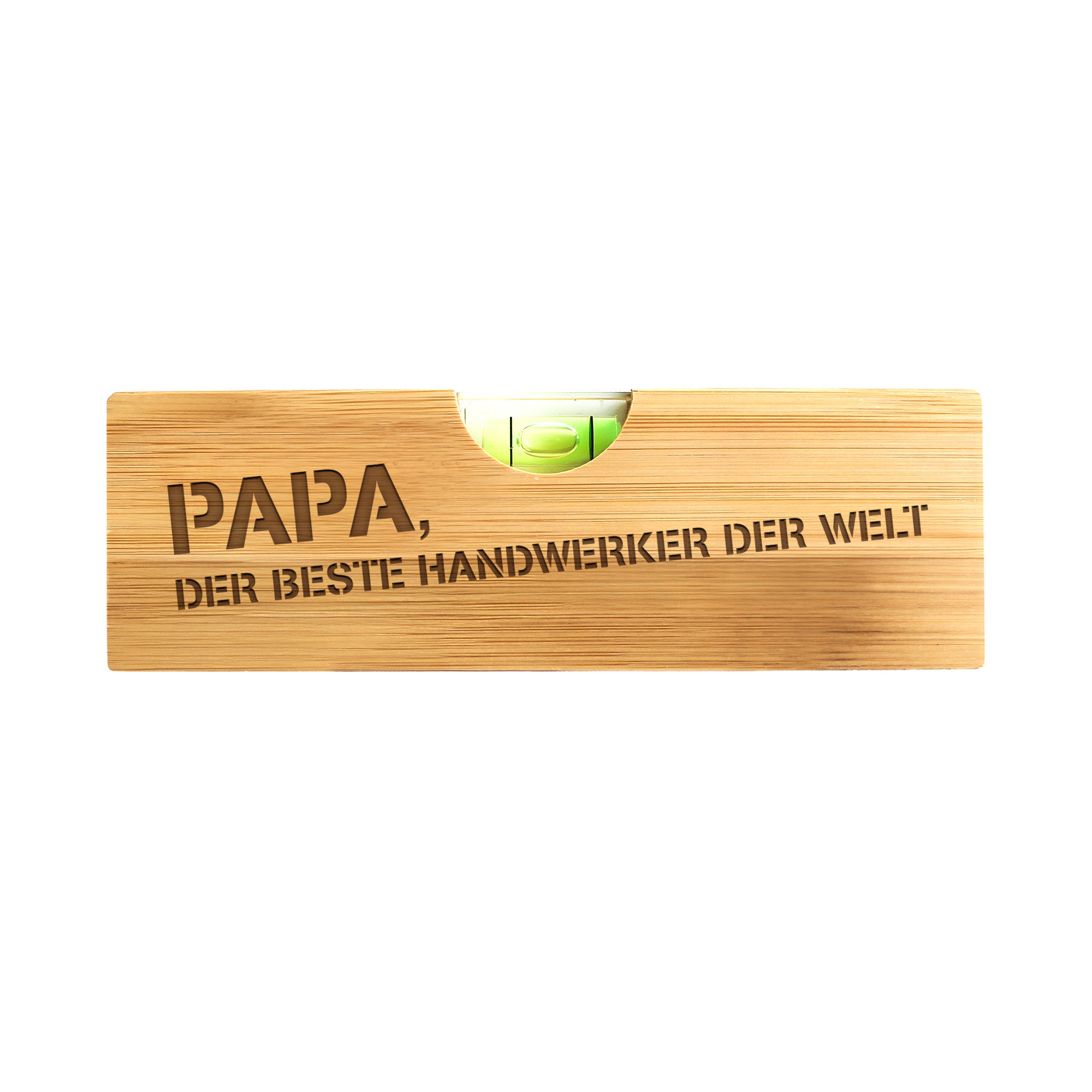Wasserwaage mit Flaschenöffner - Bester Papa Wasserwaage mit Flaschenöffner - Bester Papa