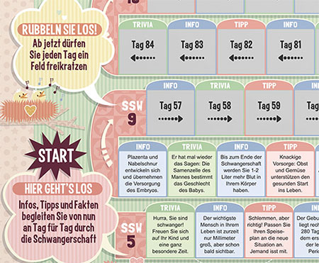 Rubbelkalender - Baby unterwegs 2015 - 1