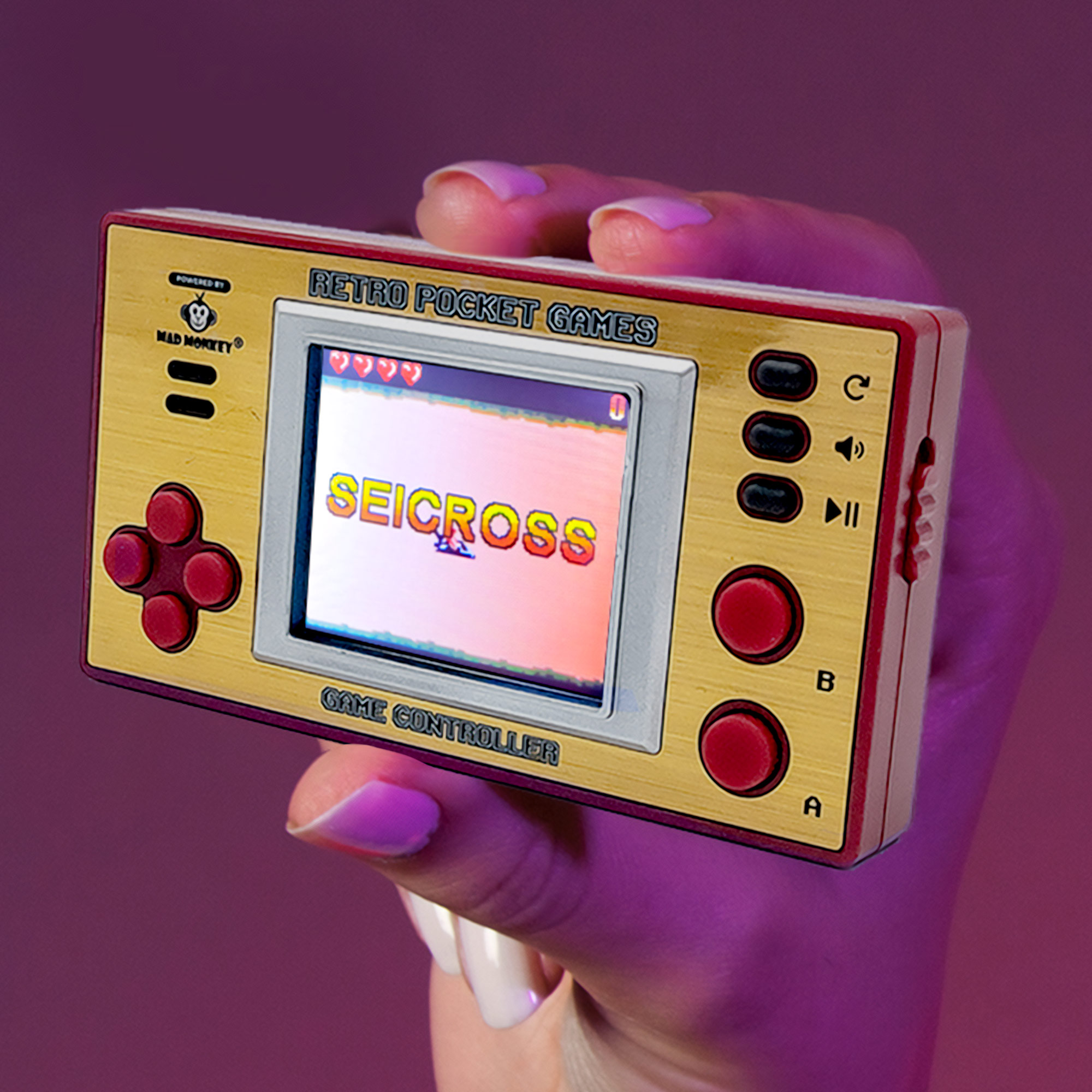 Retro Mini Spielekonsole mit LCD Display