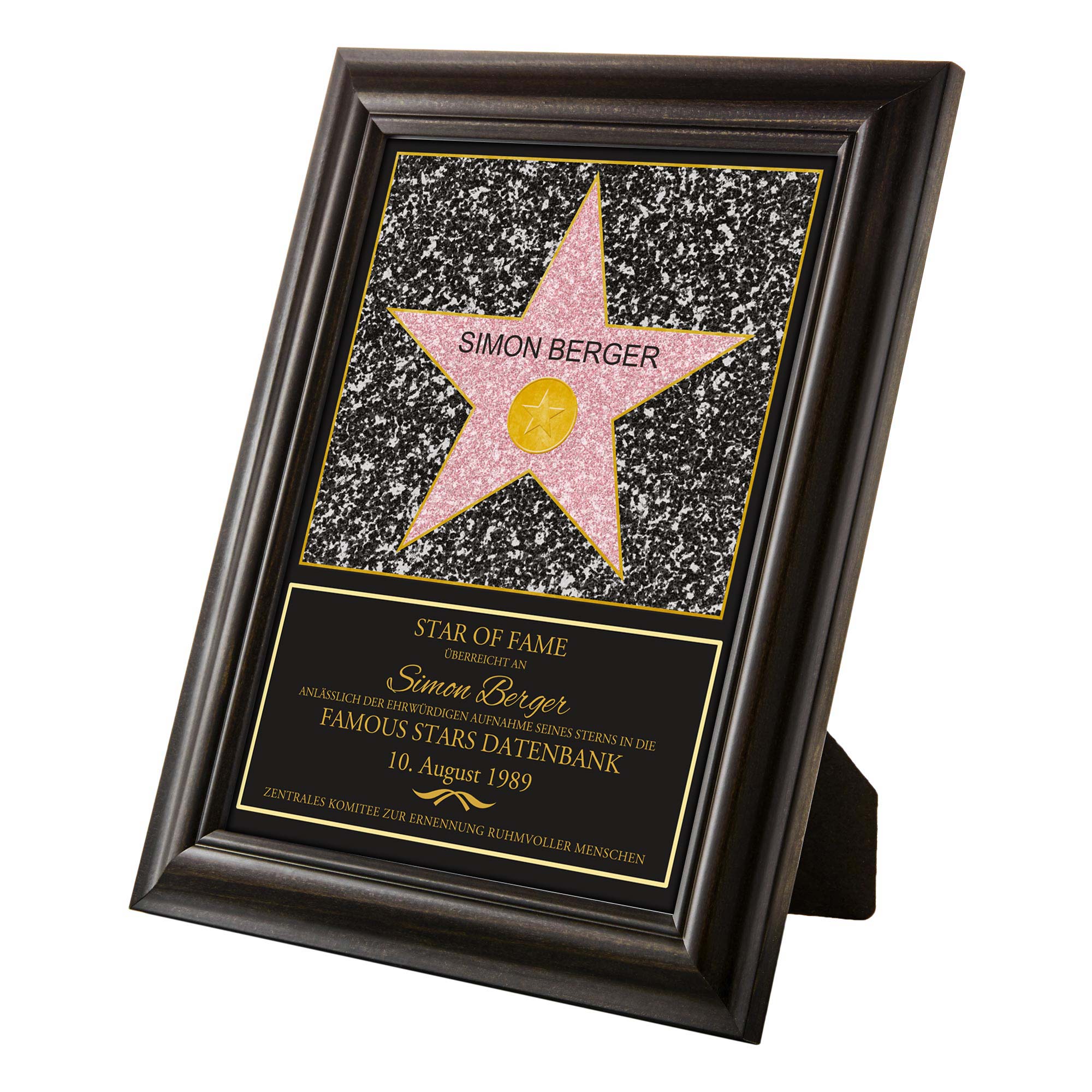 Star of Fame - personalisiertes Bild Klein
