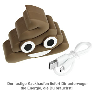 Emoji Powerbank - Kackhaufen 3327 - 1