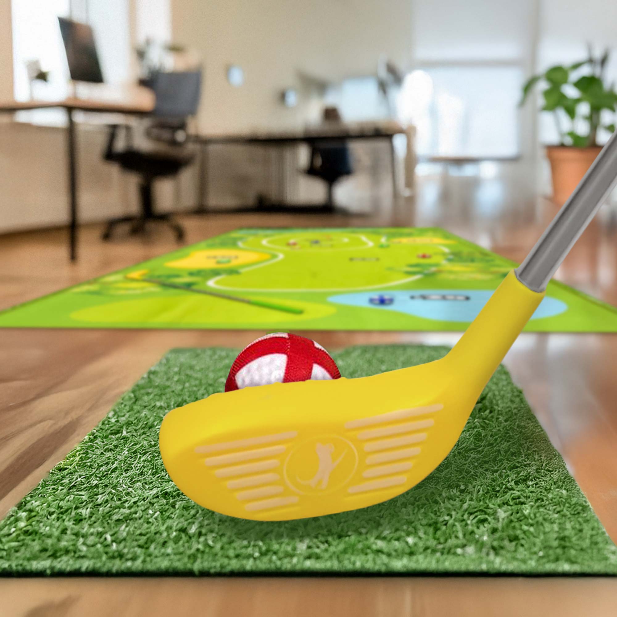 Mini Golf mit Teppich