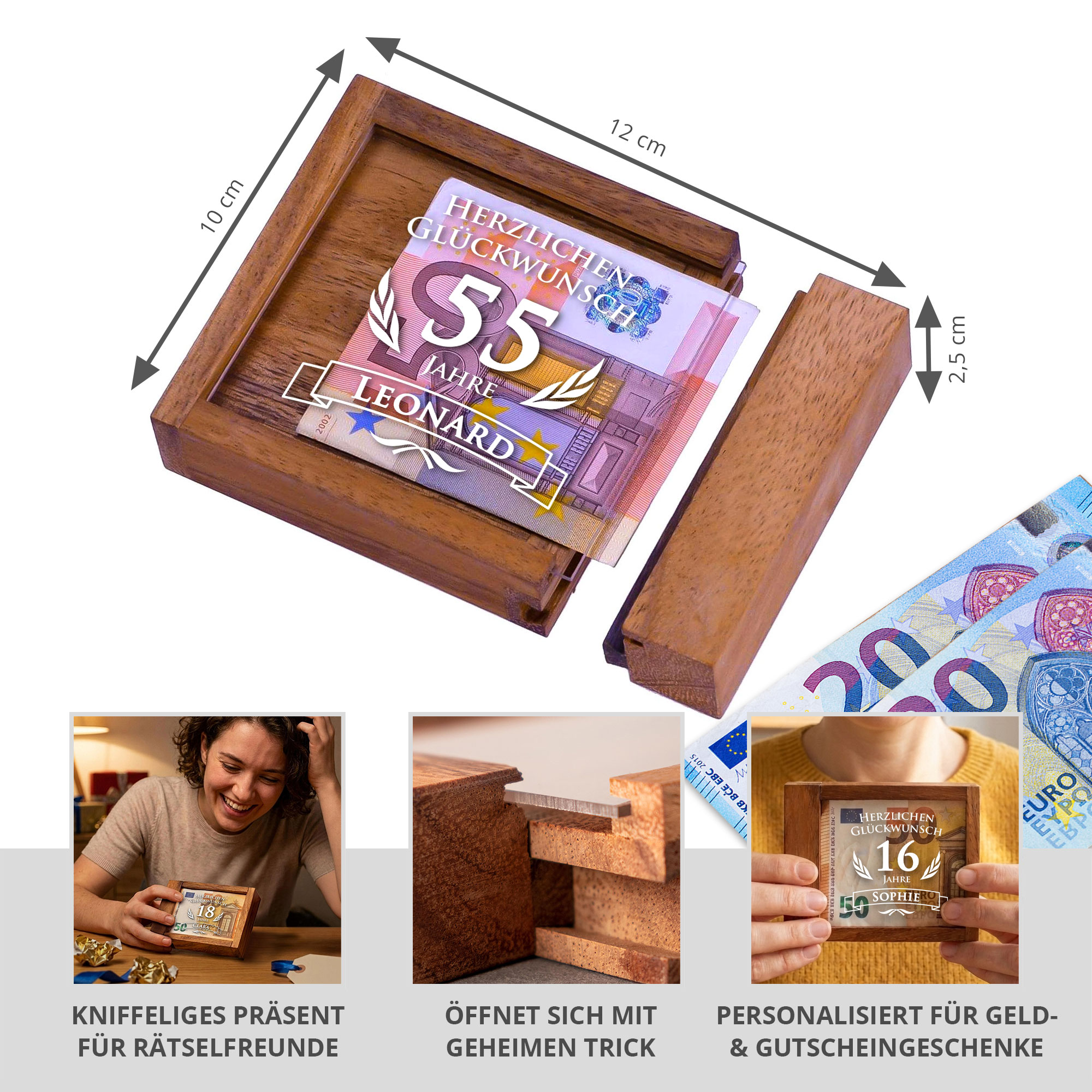Magische Geldgeschenkbox Kompakt zum Geburtstag Magische Geldgeschenkbox Kompakt zum Geburtstag