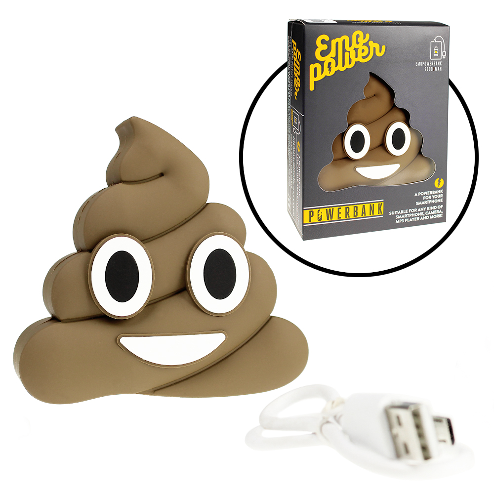 Emoji Powerbank - Kackhaufen 3327