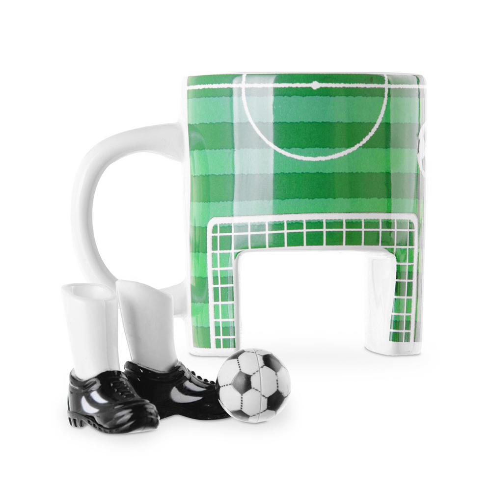 Fußball Tasse mit Fingerschuhen und Ball 3526 - 3