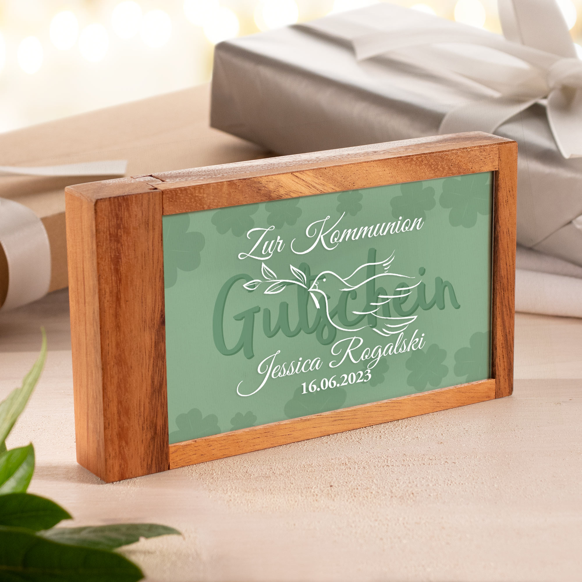 Magische Geldgeschenkbox zur Kommunion Magische Geldgeschenkbox zur Kommunion