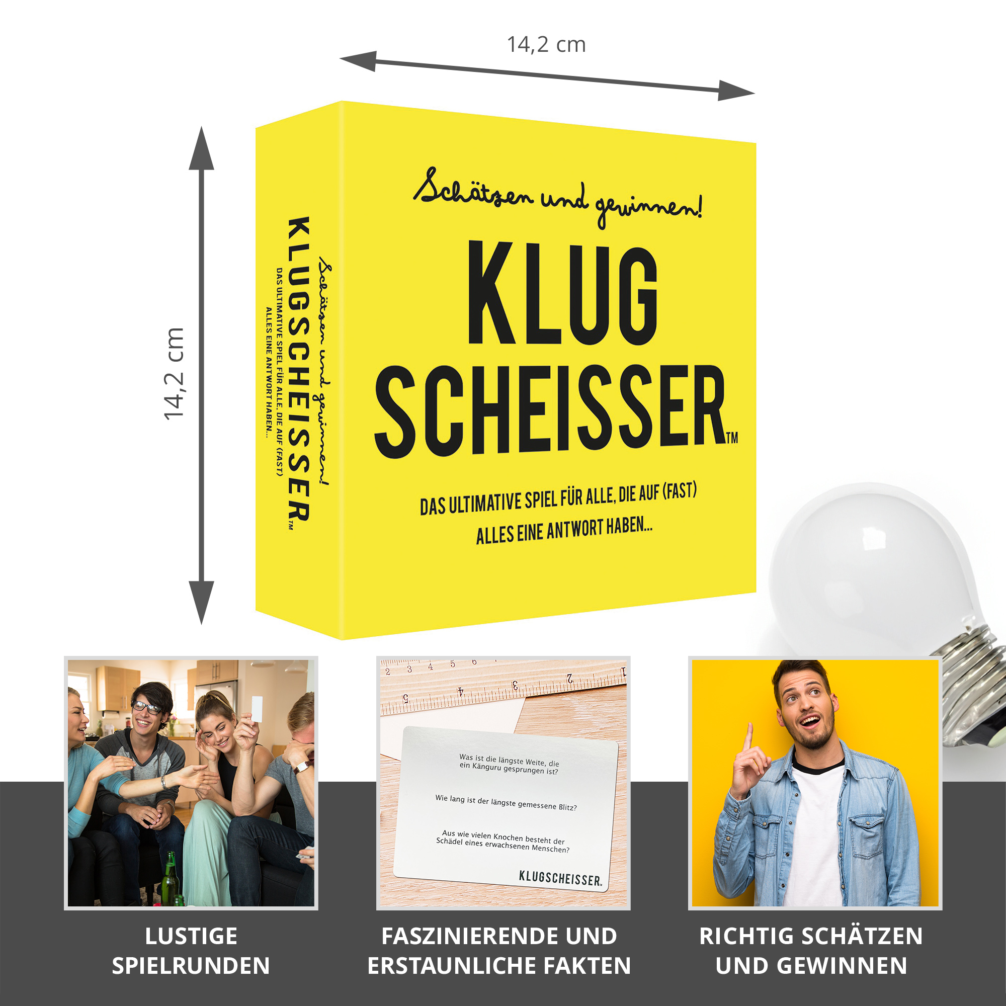 Klugscheisser Spiel - Schätzen und gewinnen