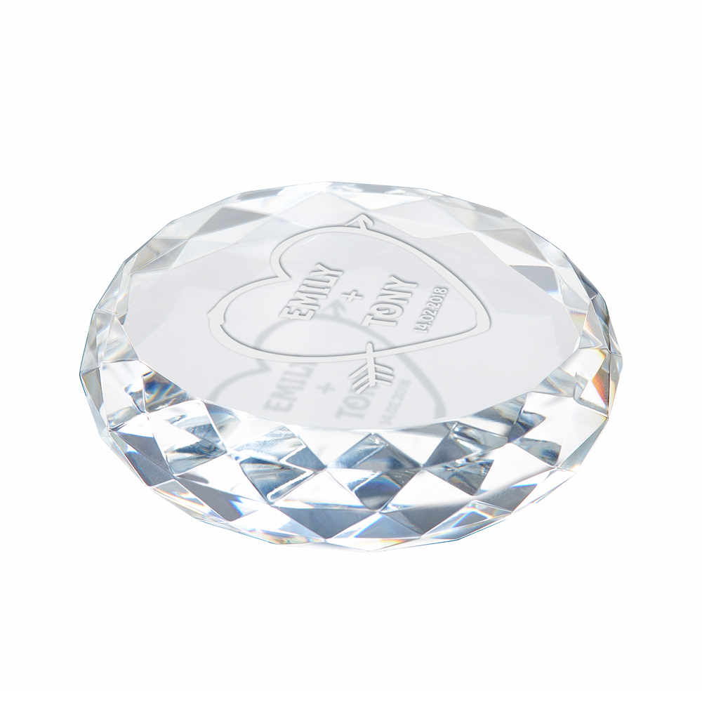 Kristall mit Gravur - Amors Pfeil 3552 - 4
