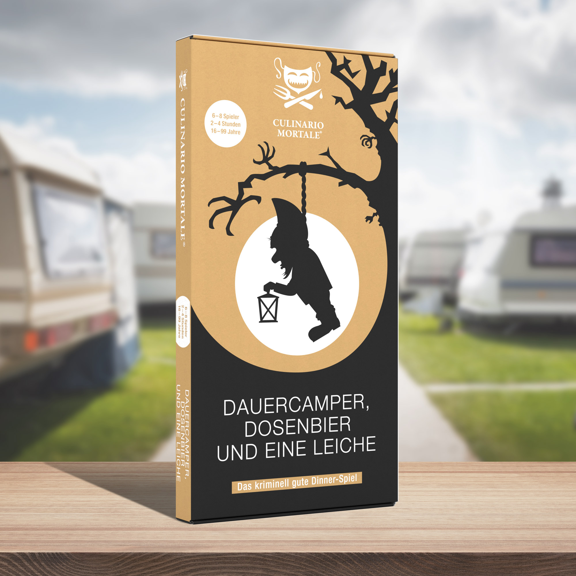 Krimidinner Zuhause - Dauercamper, Dosenbier und Leiche 4062 - 5