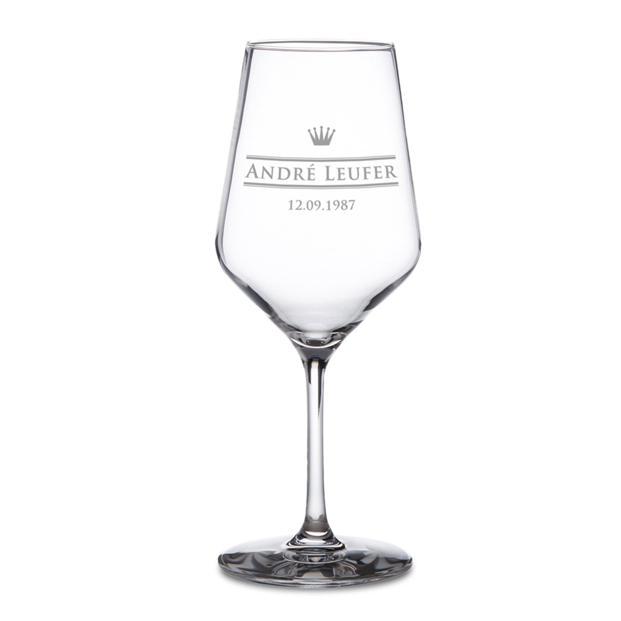 Weißweinglas mit Gravur - Royal 2112 - 1