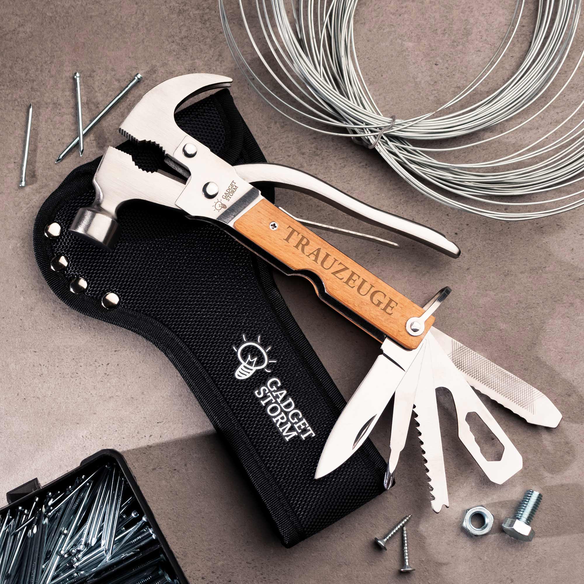 Multifunktionswerkzeug - 10in1 Multitool für den Trauzeugen Multifunktionswerkzeug - 10in1 Multitool für den Trauzeugen