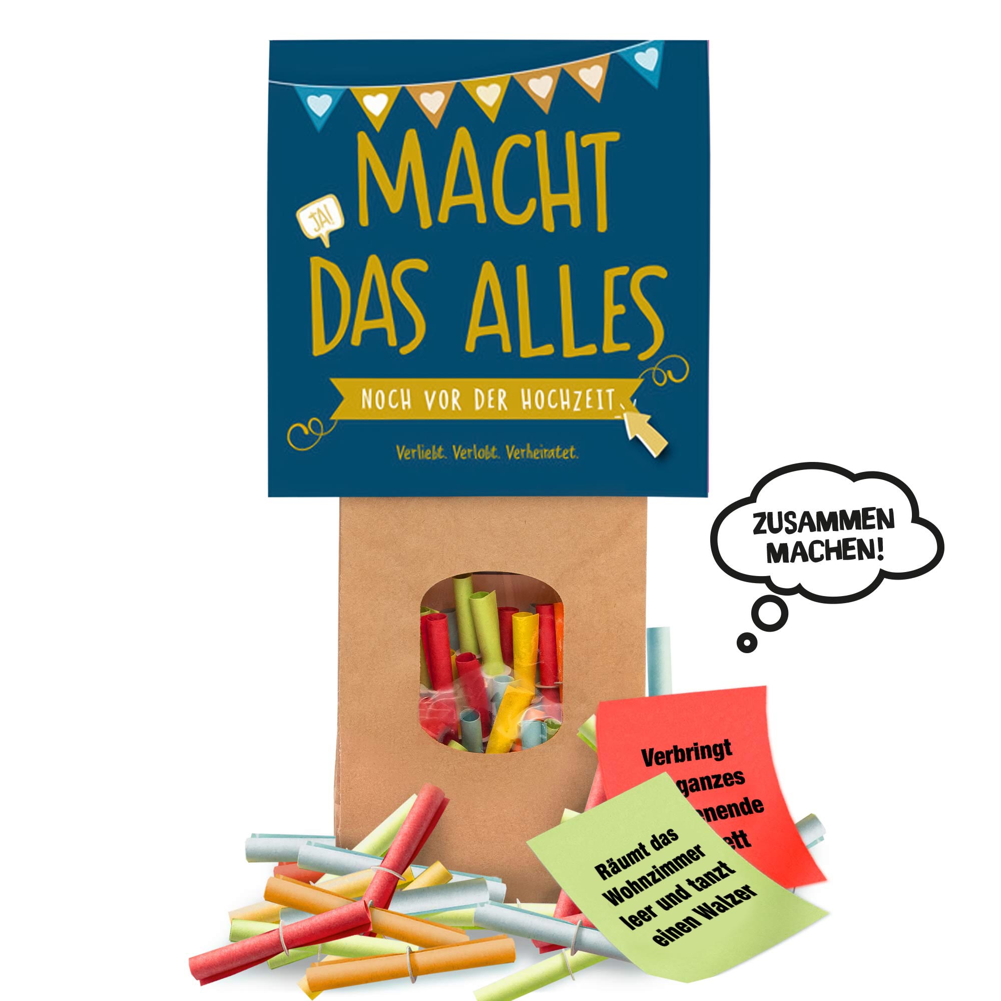 Macht das alles vor der Hochzeit - 50 Lose