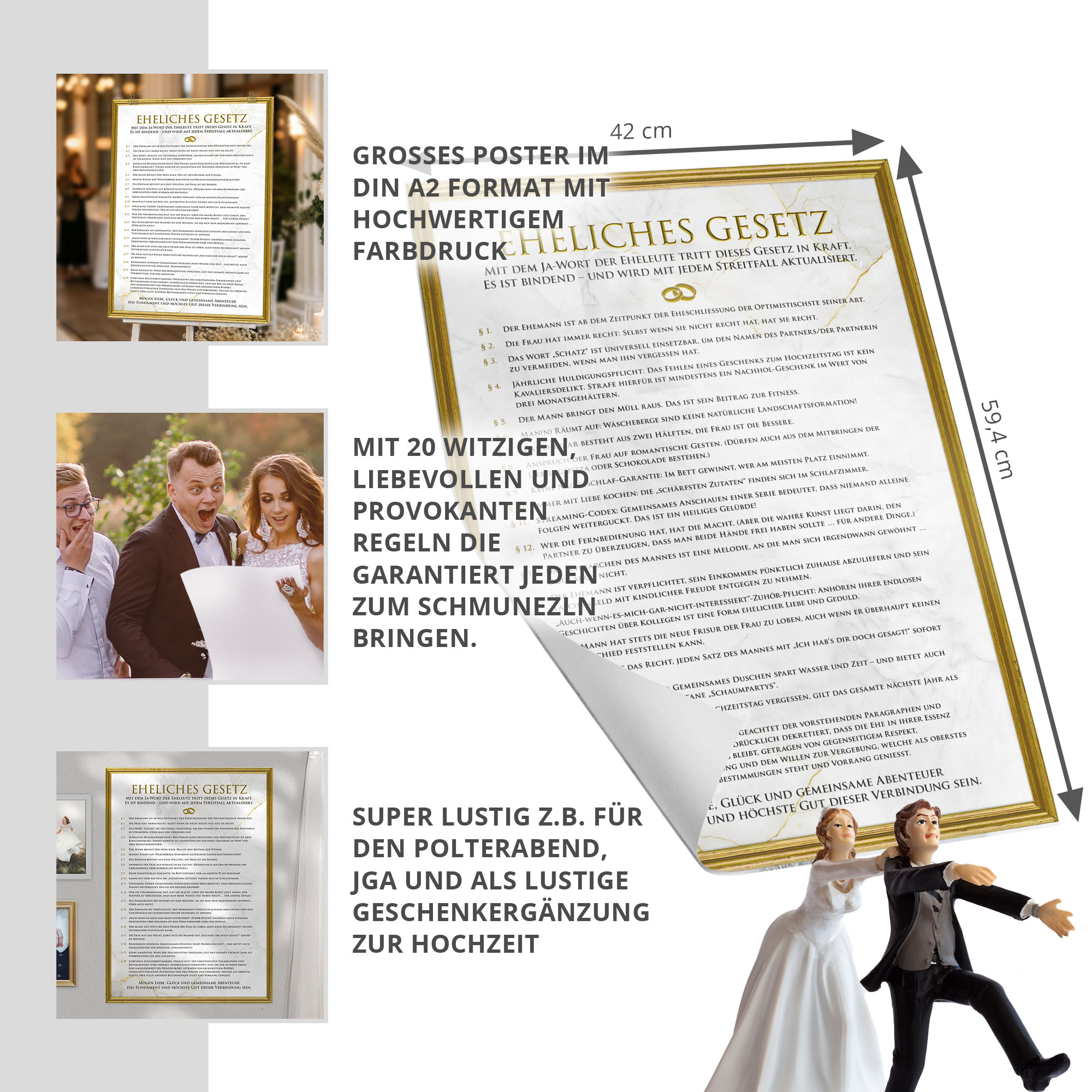 Ehegesetz Poster XXL - Antik Ehegesetz Poster XXL - Antik