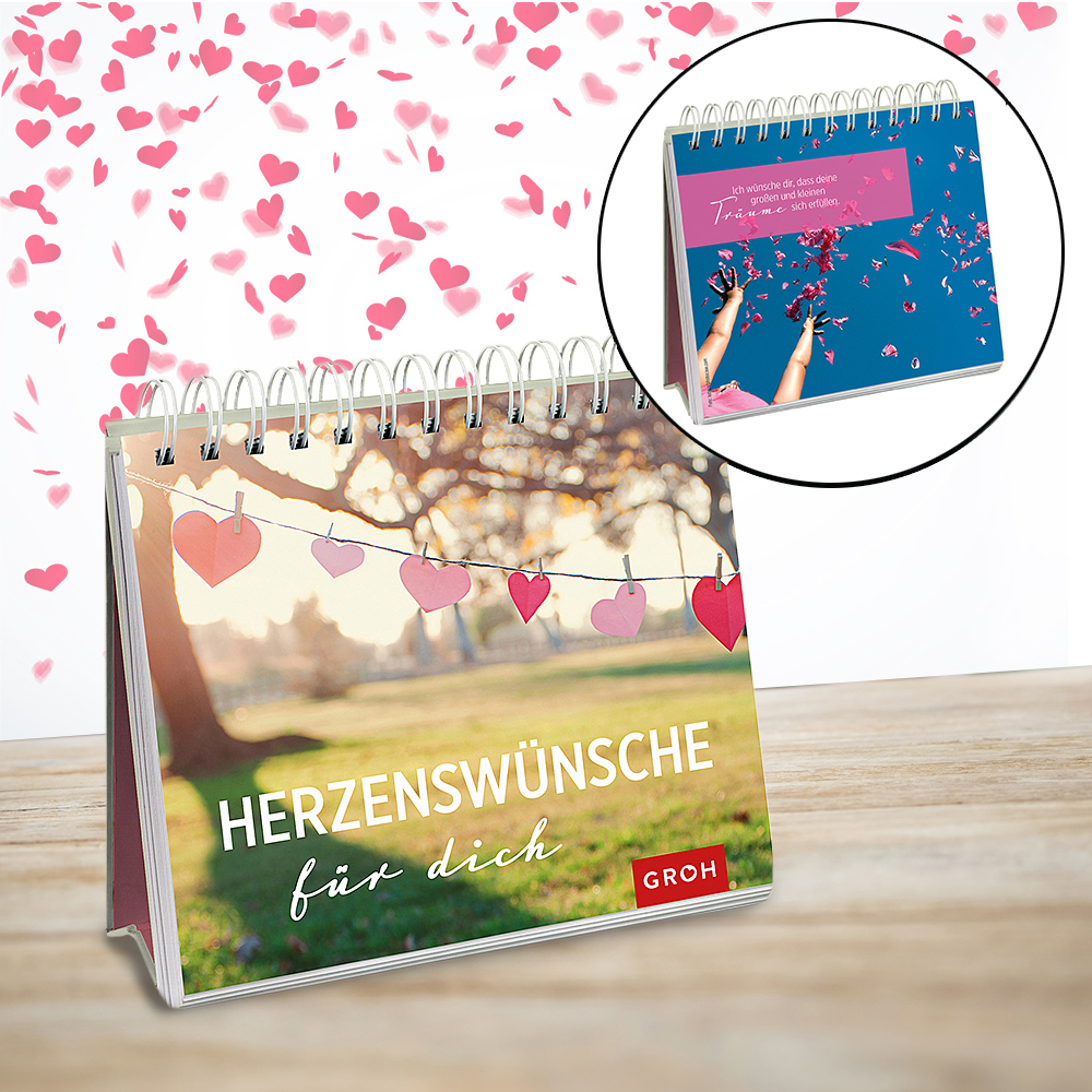 Aufstellkalender - Herzenswünsche für Dich 2460