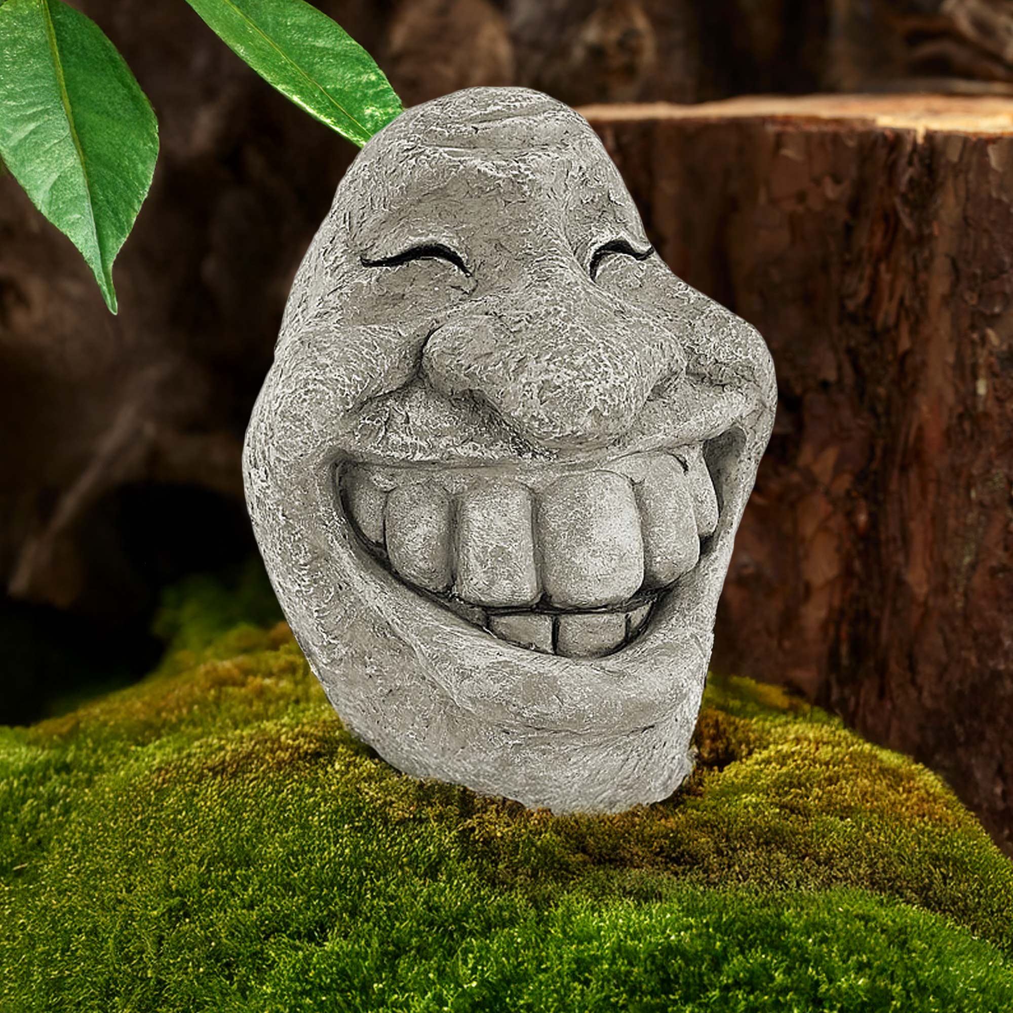 Deko Steinfigur - Smiley Deko Steinfigur - Smiley