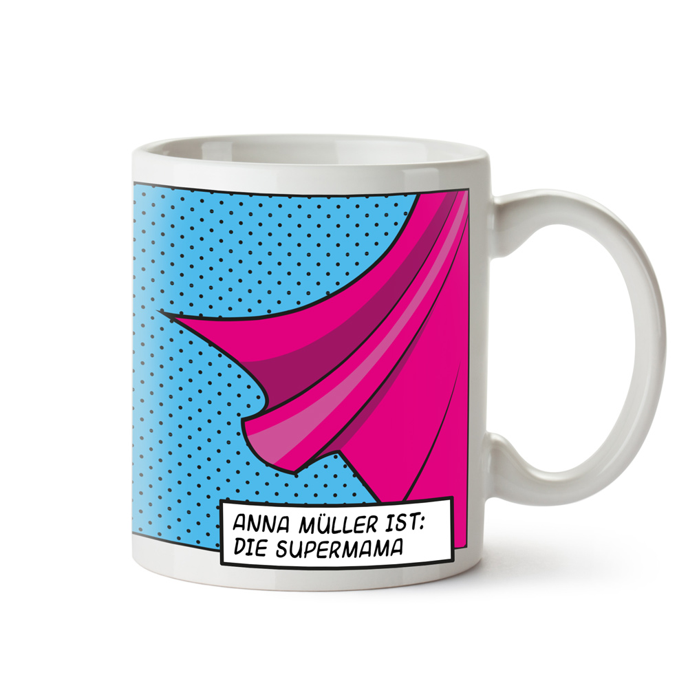 Personalisierte Supercape Tasse - Mama 2287 - 2