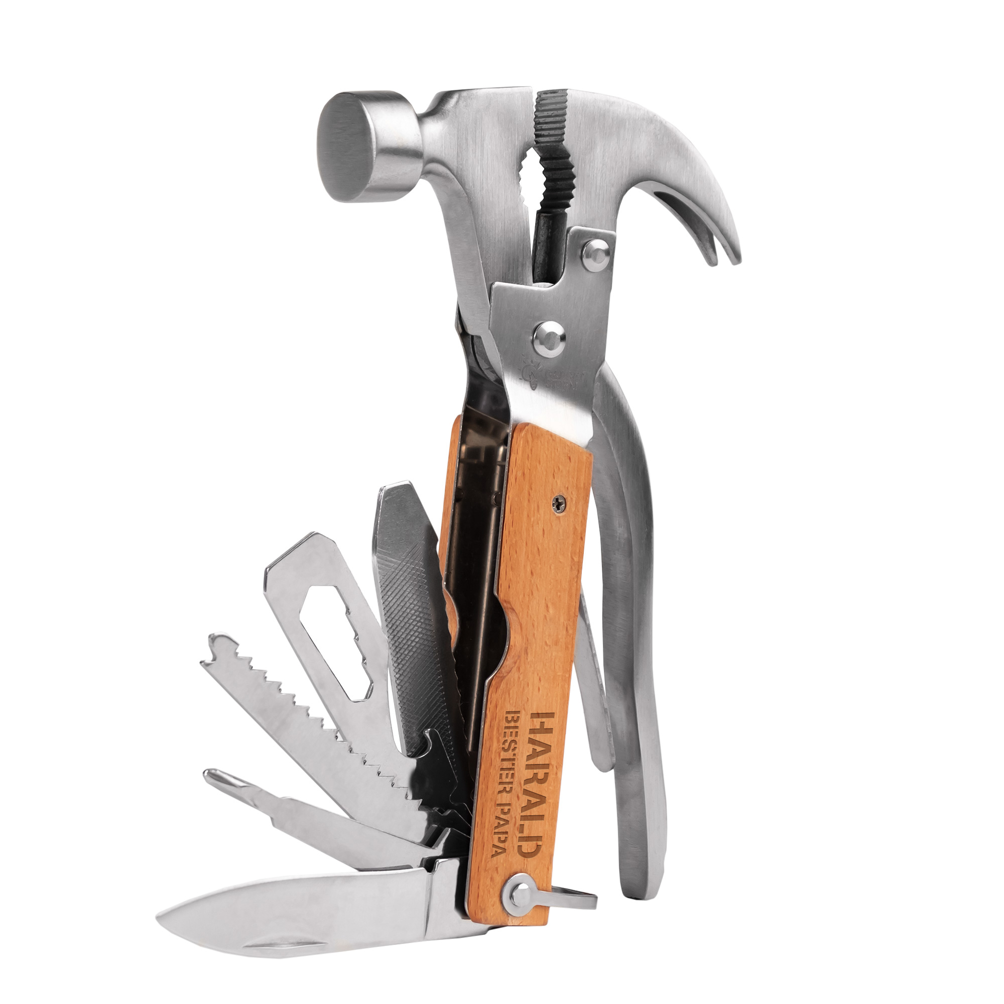 Holz Hammer Multifunktionswerkzeug - Bester Papa Holz Hammer Multifunktionswerkzeug - Bester Papa