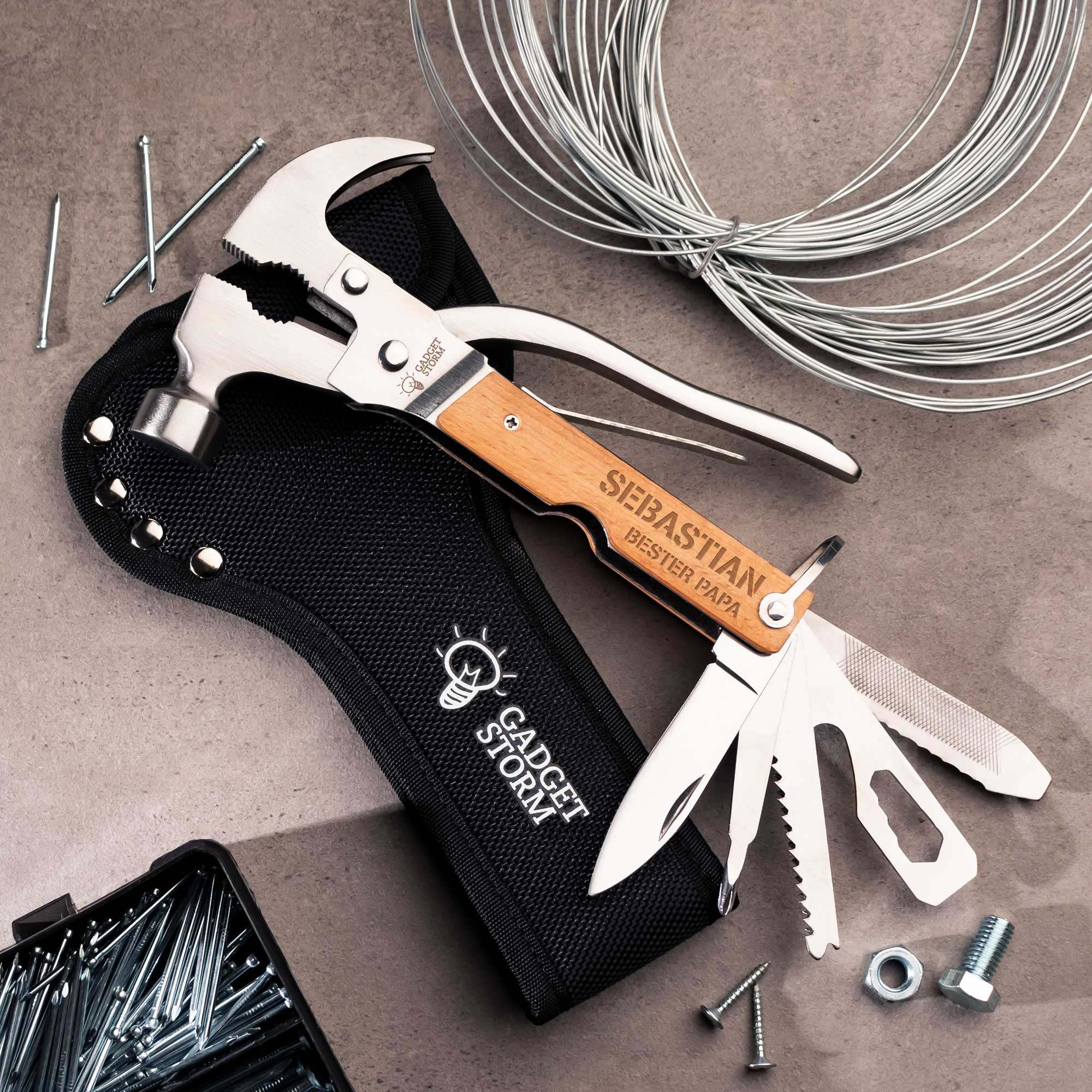 Holz Hammer Multifunktionswerkzeug - Bester Papa