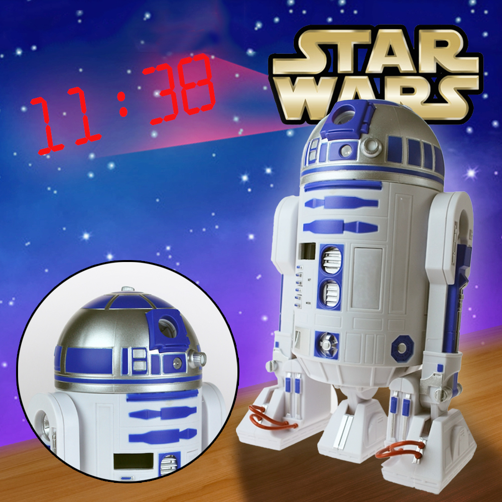 Star Wars R2D2 Wecker mit Zeitprojektion 1427
