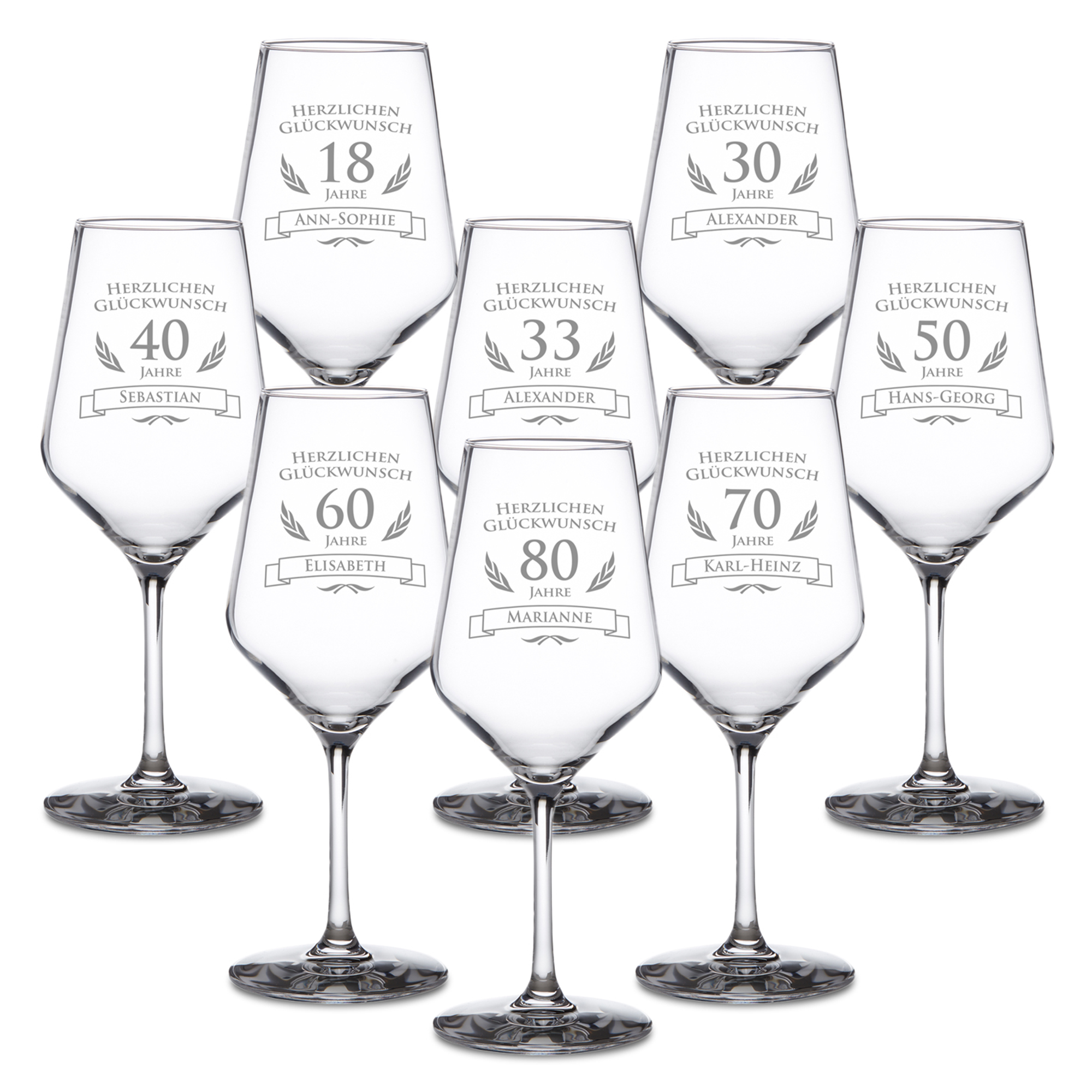 Weißweinglas zum Geburtstag 2111 - 5