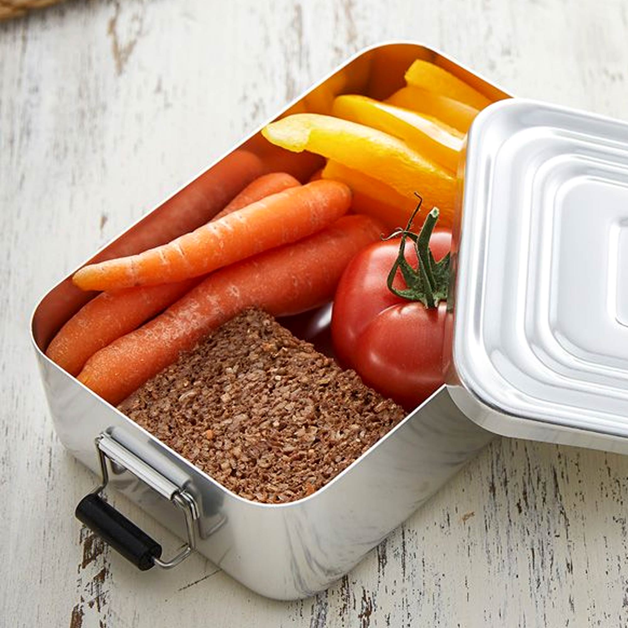 Gravierte Lunchbox für Mädchen - quadratisch