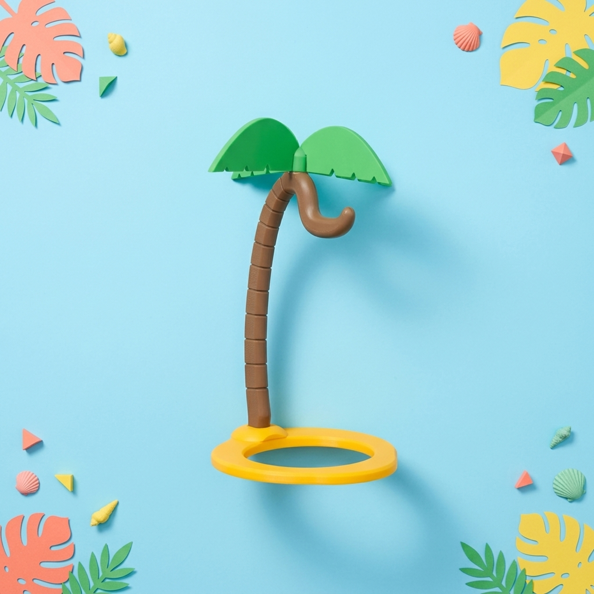 Bananenhalter Palme – Tropischer Obstständer mit Urlaubsfeeling Bananenhalter Palme – Tropischer Obstständer mit Urlaubsfeeling