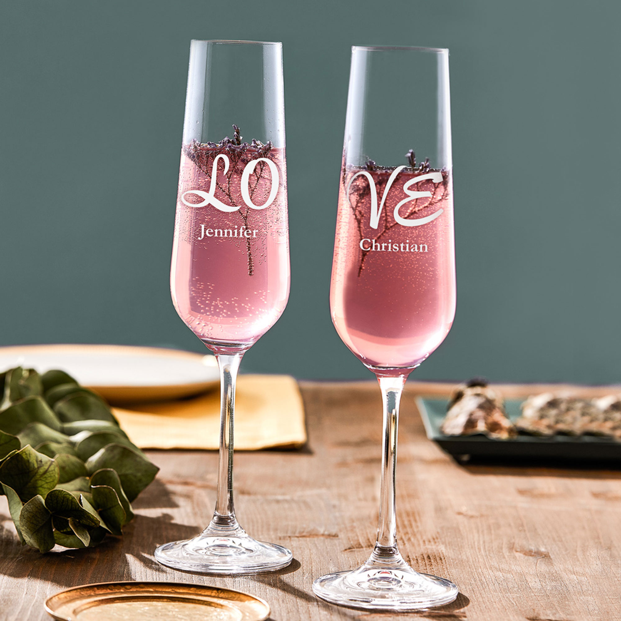 Sektgläser Love - 2er Set