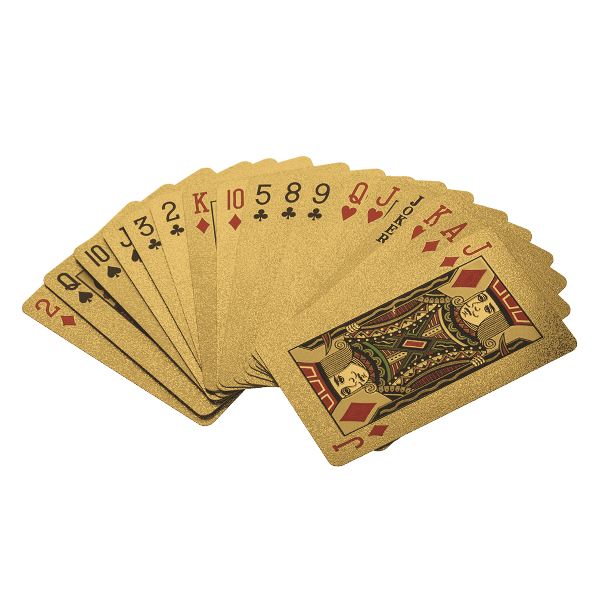 Goldene Spielkarten Deluxe in edler Verpackung Goldene Spielkarten Deluxe in edler Verpackung
