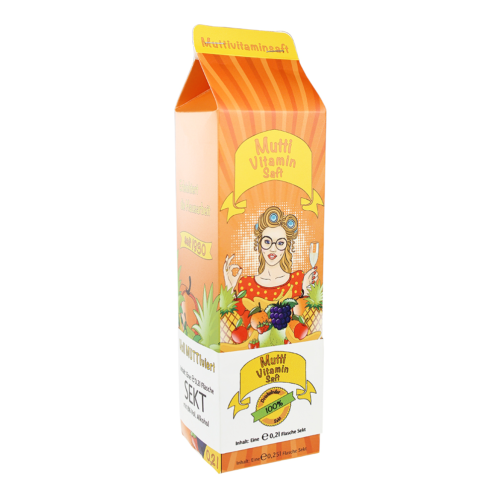 Muttivitaminsaft - Sektflasche 0,2 l für Mama 3617 - 2