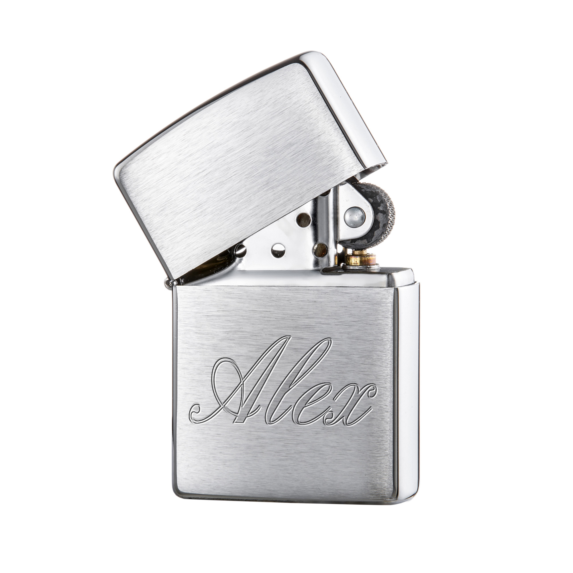 Zippo Sturmfeuerzeug mit Gravur - Name Kursiv