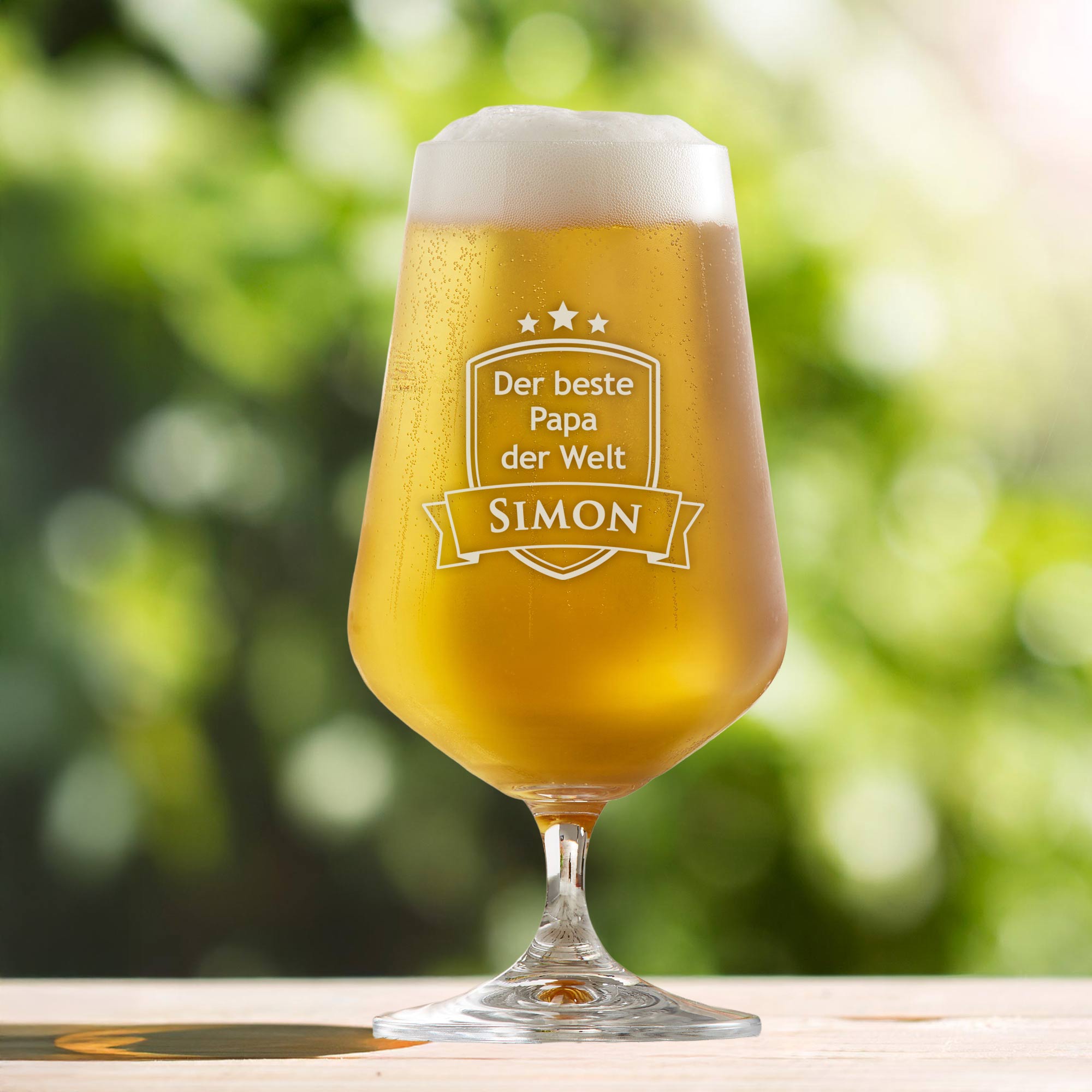 Bierglas mit Gravur - Bester Papa