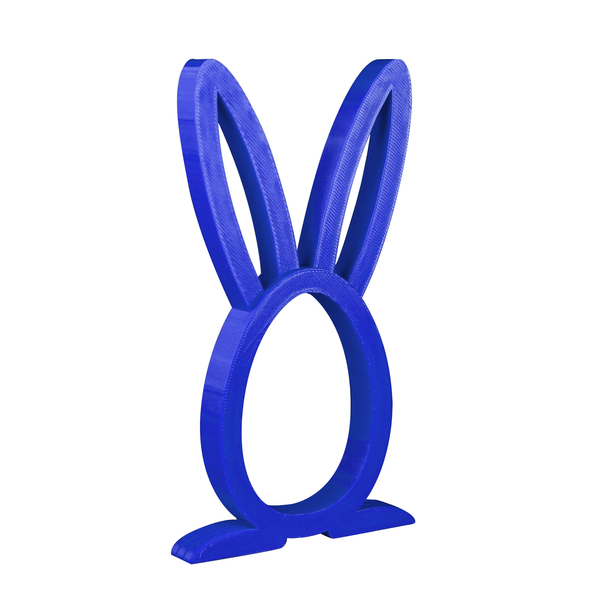 Osterhase Ü-Ei Halter Blau - 3er Set