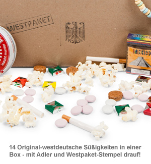 Original BRD Süßigkeiten Box - 14-teilig 2100 - 2