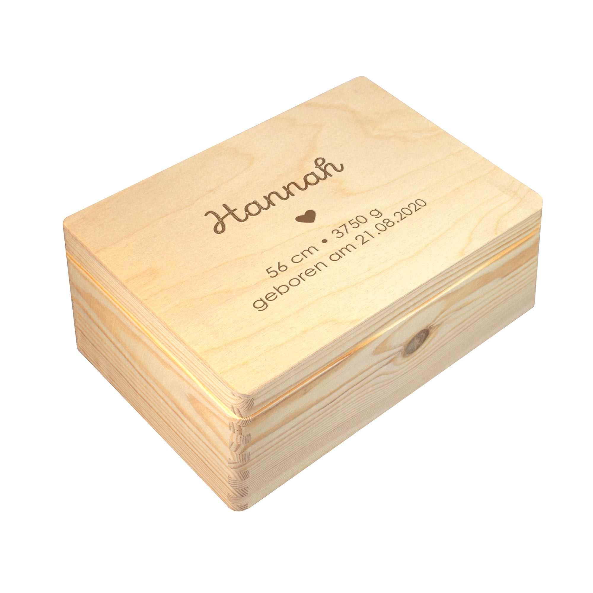 Memory Box zur Geburt - Herz