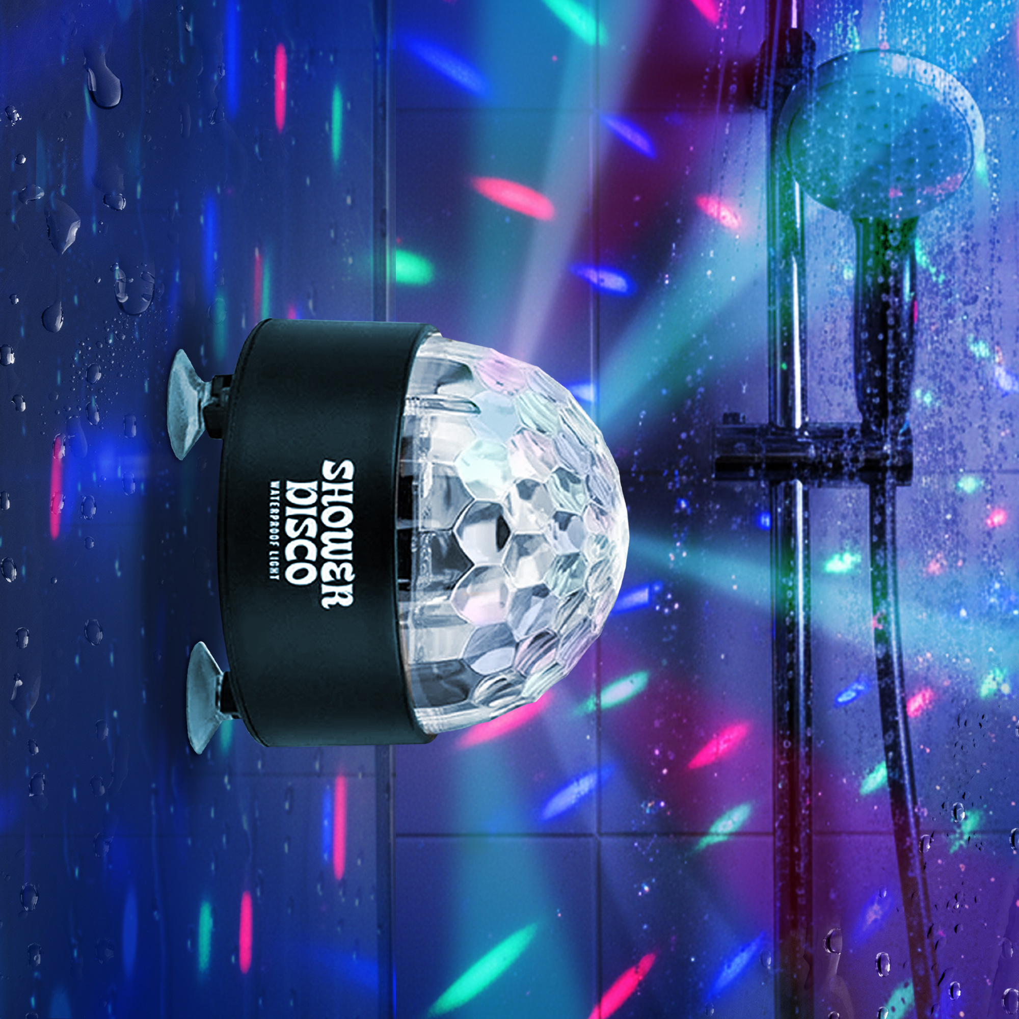 LED Discolicht - musikgesteuertes Duschlicht