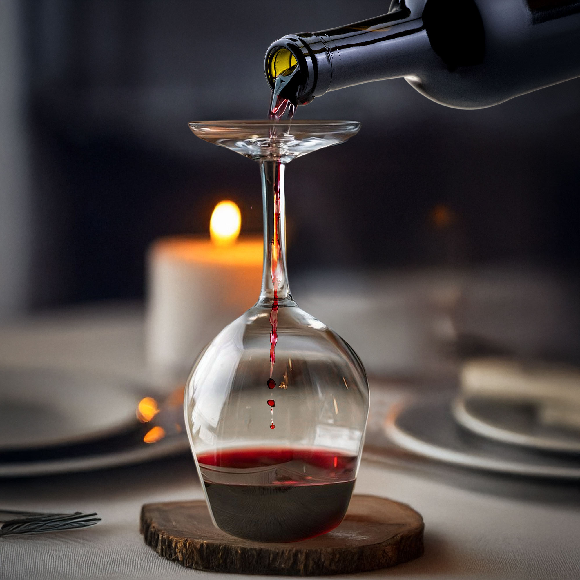 Verkehrtes Weinglas - Upside Down Verkehrtes Weinglas - Upside Down