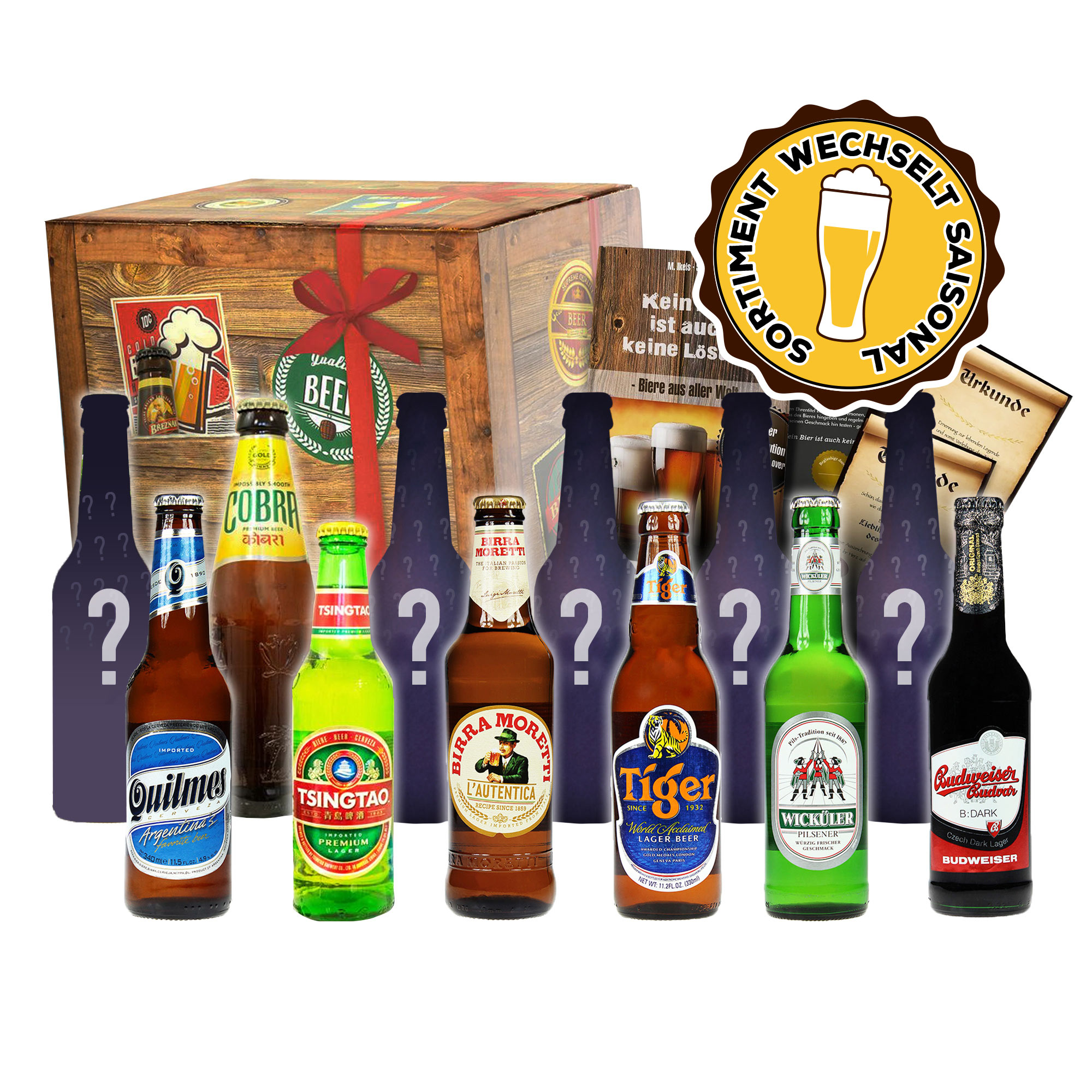 Bier Weltreise XL - 12er Geschenkbox