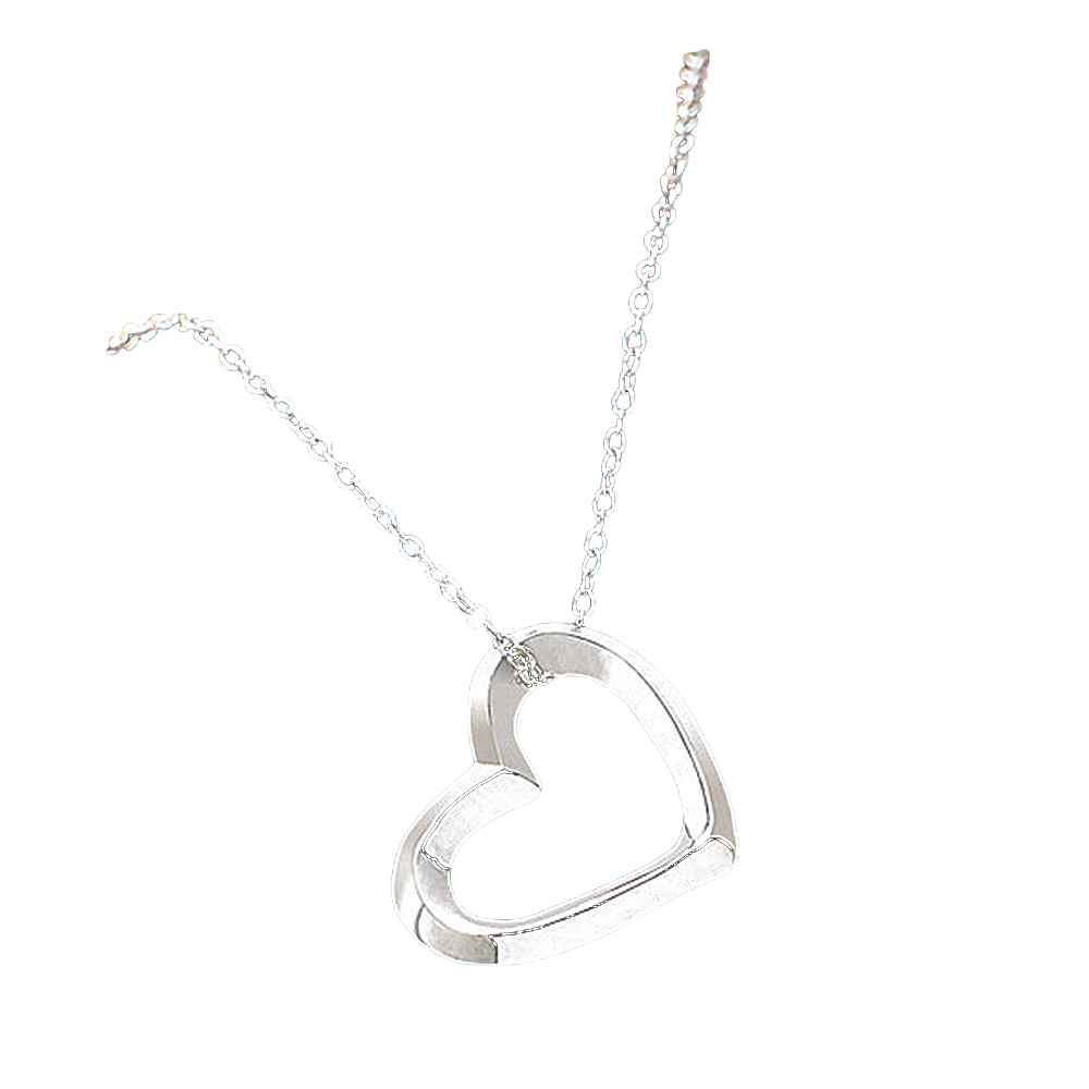 Halskette mit Herzanhänger aus Sterling-Silber 3188 - 5
