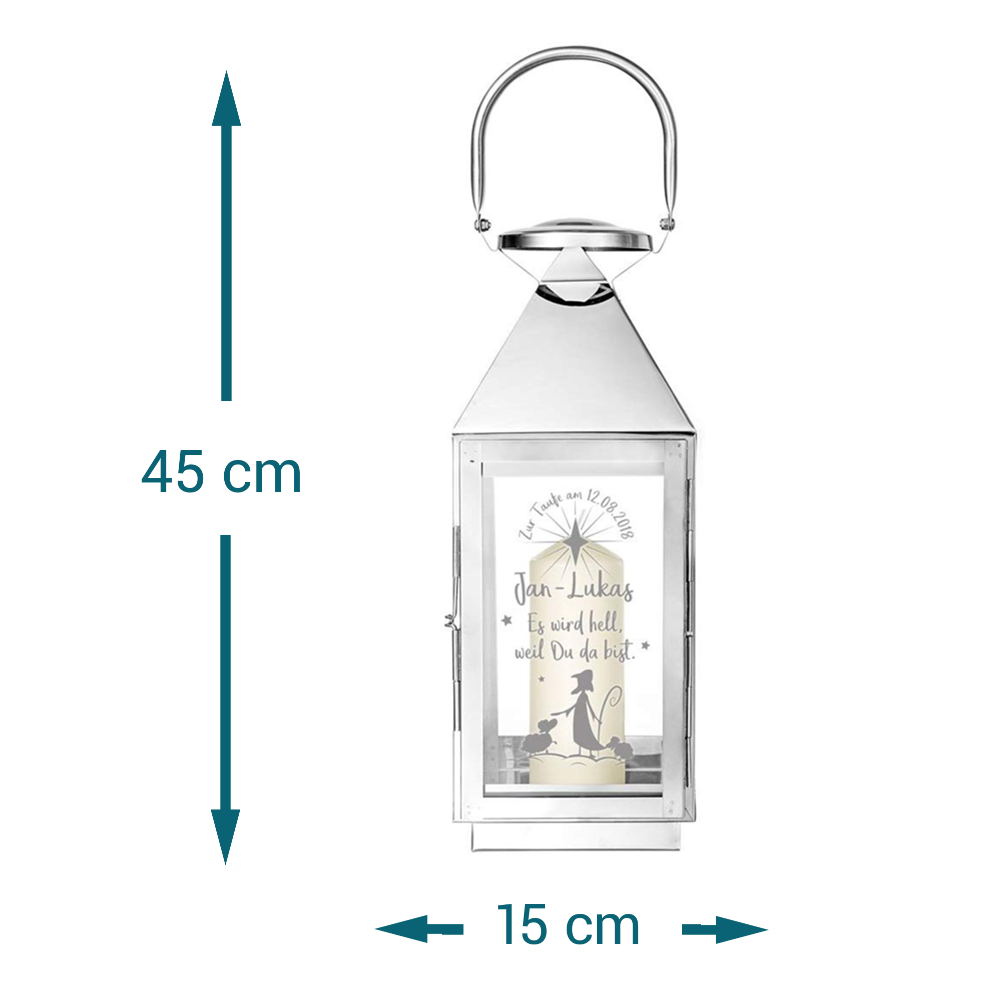 Laterne zur Taufe - Hirte 4078 - 6