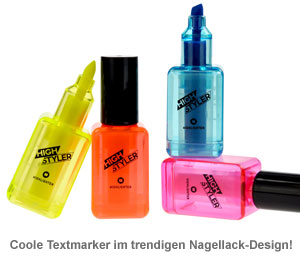 Textmarker - Nagellack 1233 - 1